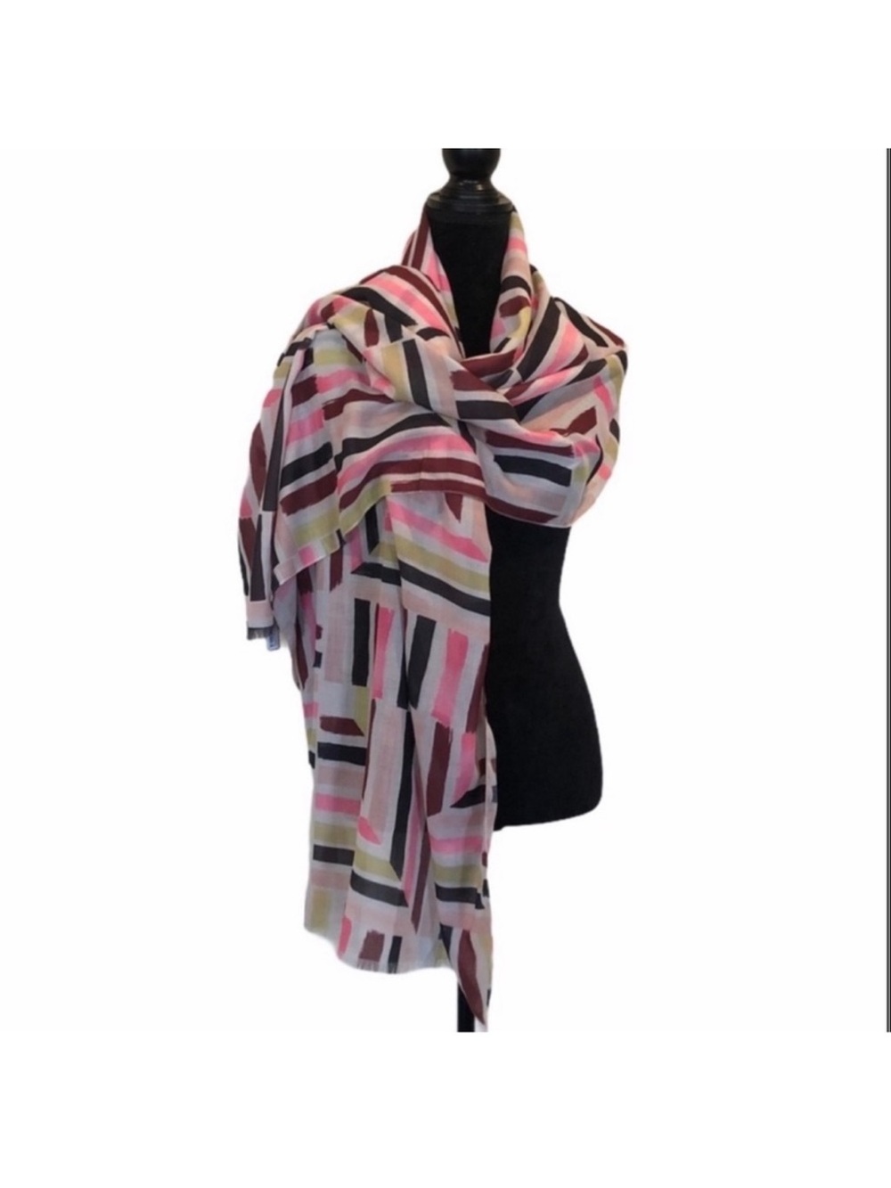 Love & Lore NWT water color abstract print blanket wrap scarf headscarf cover up